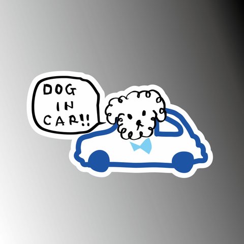DOG IN CAR!!(男の子）