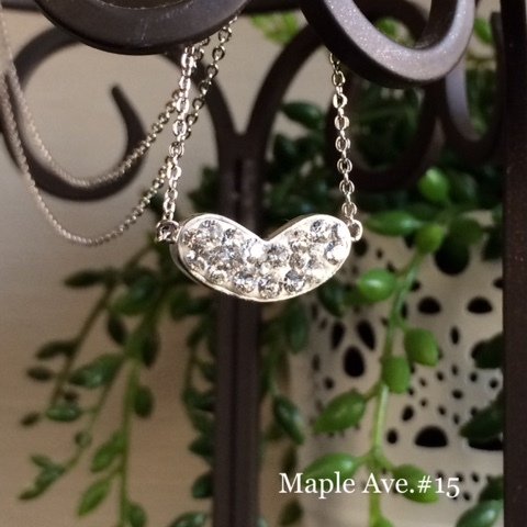 Heart Beans necklace♥  silver