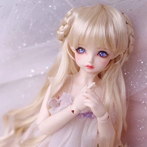 1/6 BJD カツラ ドール用 ウイッグ オシャレ　カワイイ