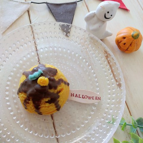 Halloweenのパンプキンアイスクリームのサシェ(TRICK  OR  TREATのタグをおつけします♬)【受注生産】