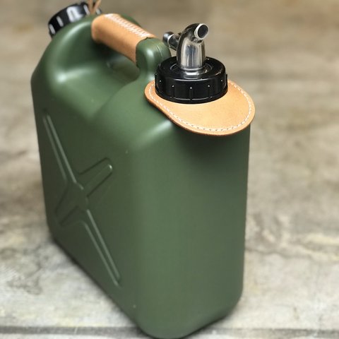 【完成品】カスタムウォータータンク5L／カーキ&キャメル