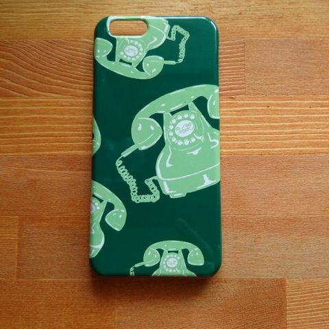グリーンな でんわ iPhone ケース  スマホカバー スマホケース 携帯ケース 携帯カバー Xperia