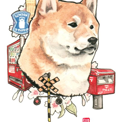 「一生犬命」ポストカード