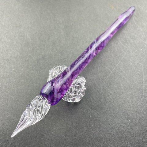 紫のガラスペン（3）