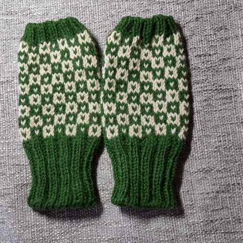 指なし編み込み手袋26