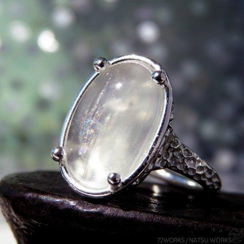 シルキームーンストーン リング / silk Moonstone Ring l