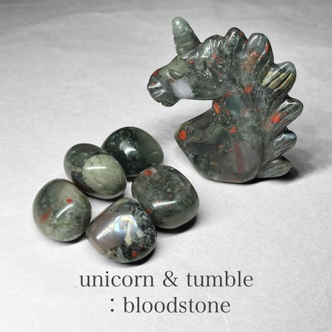 unicorn & tumble：bloodstone / ユニコーン＆タンブル A：ブラッドストーン