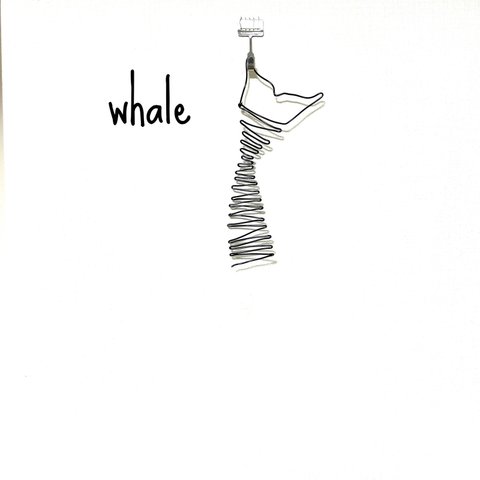 【ワイヤーアート】クジラ　くじら　鯨　のしっぽ　【小サイズ】