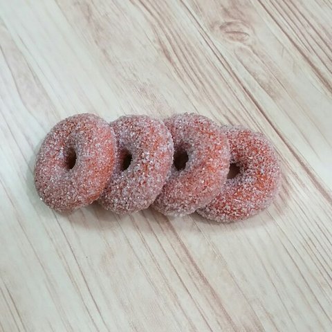 《再販》駄菓子ドーナツ のマグネット / 食品サンプル  / ミニチュア 