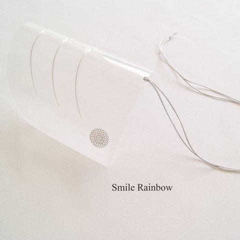 Smile Rainbow    silver grace Silver　フェイスシールド