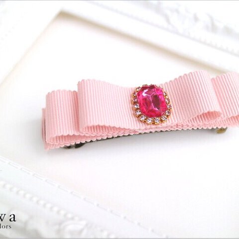 【早い者勝ち☆】princess girly grosgrain ribbon barrette