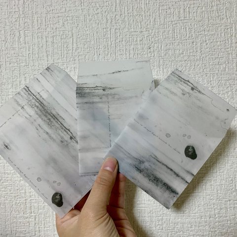 ink story トレーシングペーパー封筒 [大2枚+小3枚セット]