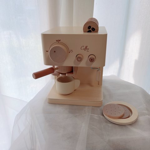   コーヒーメーカー 木製おもちゃ　かわいい　無料ラッピング