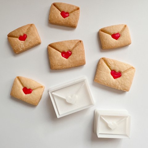 バレンタインラブレタークッキー型💌