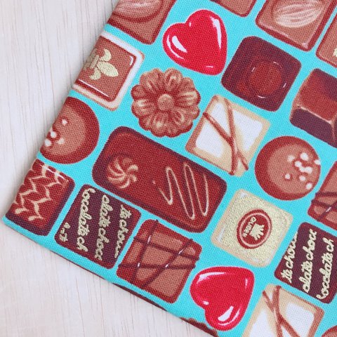 【シーチング50×50】chocolate・ミント