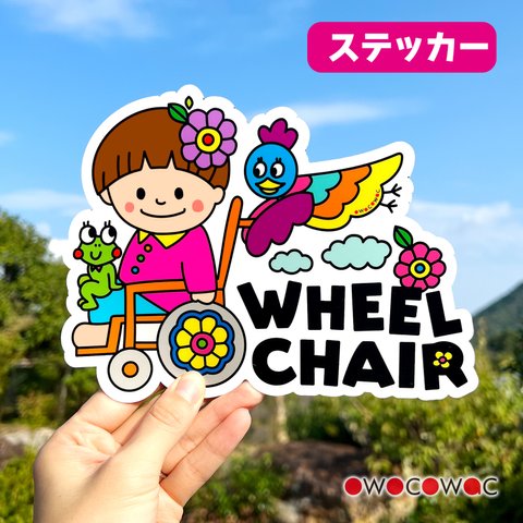 WHEEL CHAIR♡カーサイン//ステッカー//