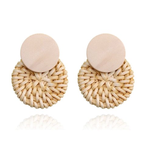 SALE Bamboo Natural Wood Earrings バンブーナチュラルウッドピアス