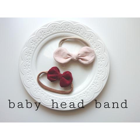 《new》コーデュロイbaby head band