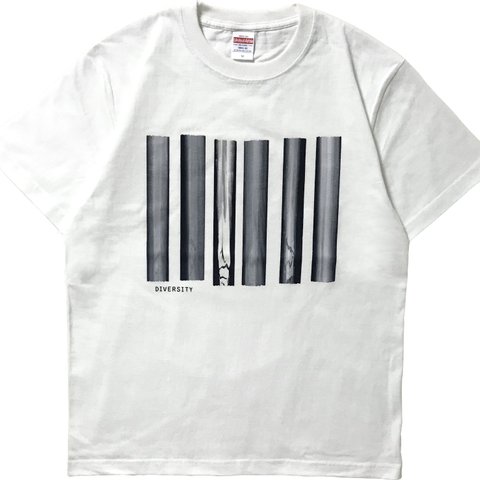 【セール30％OFF】ダイバーシティ・ホワイト・Tシャツ【2TN-003-WT】