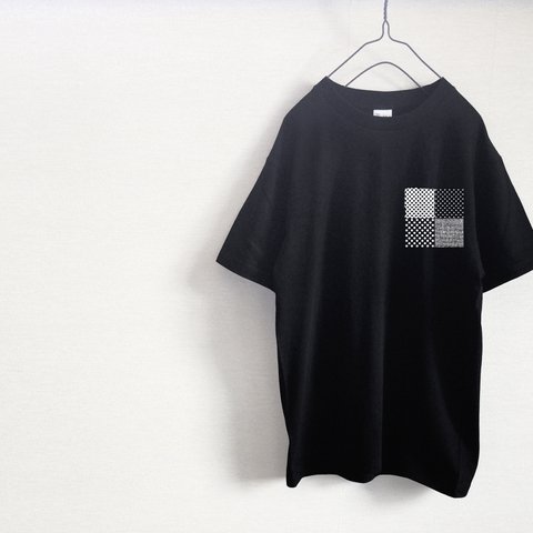 「ichimatsu」メンズ・レディース　Tシャツ（黒）