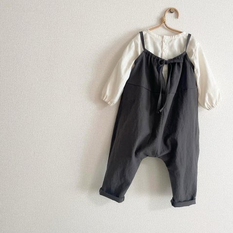 【baby】キャミソール サロペット　ベビー服　キャミサロペ　オーバーオール　ロンパース