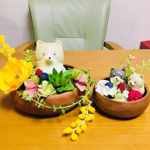 BIGワンちゃん🐶🐕フラワーボール💐