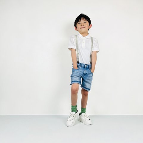 【型紙】ポロシャツ60-90/100-140サイズ　ベビー　キッズ　子供服