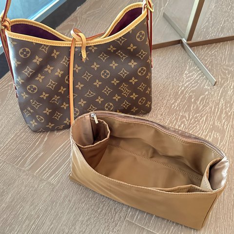 LOUIS VUITTON Carryall 用 防水ナイロンインナーバッグ/ ルイヴィトン ヴァニティ Carryall/ バックインバック 