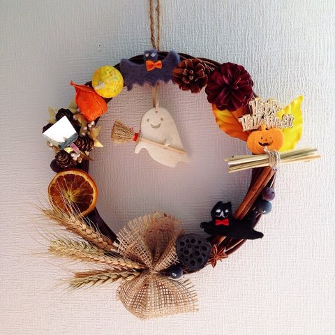 【THANKS SALE】HALLOWEEN wreath♡spook!