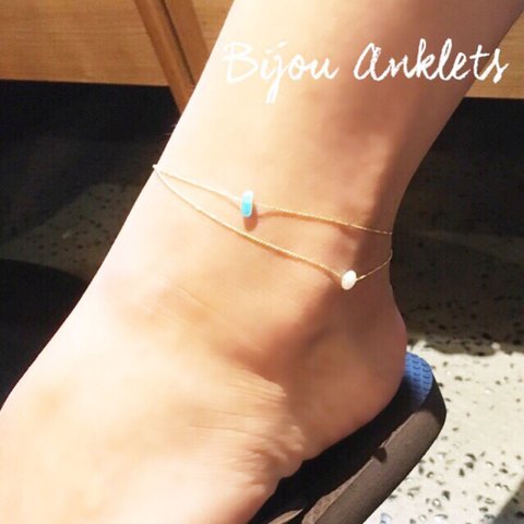 Pearl Anklet【Drops】