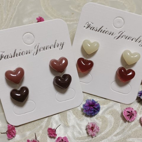 Valentine Heart Pierce バレンタインピアス　ハートピアス