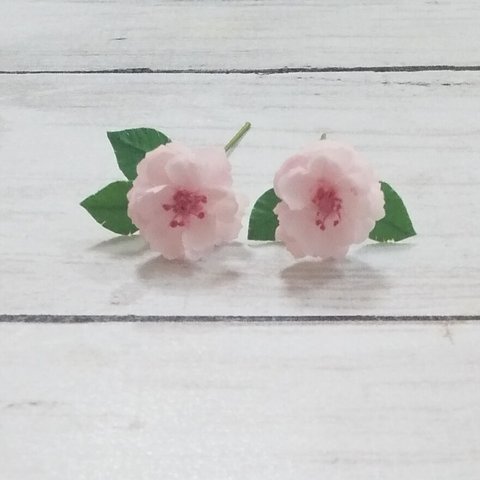 素材♡八重桜 ♡ﾐﾆ布花 ♡ﾐﾆﾁｭｱ