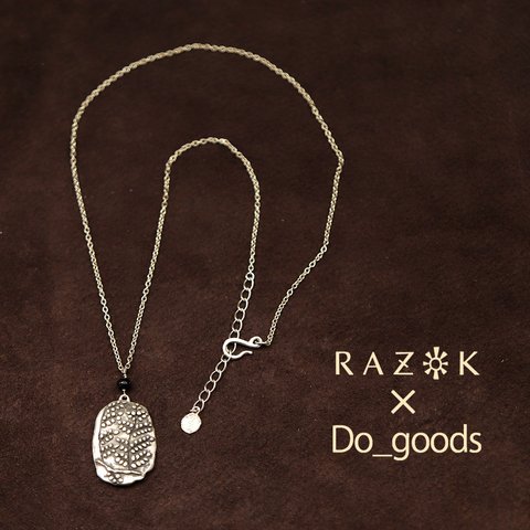 [Do_goods×RAZOK] SV925 凹凸ネックレス　(659-396)【受注商品】