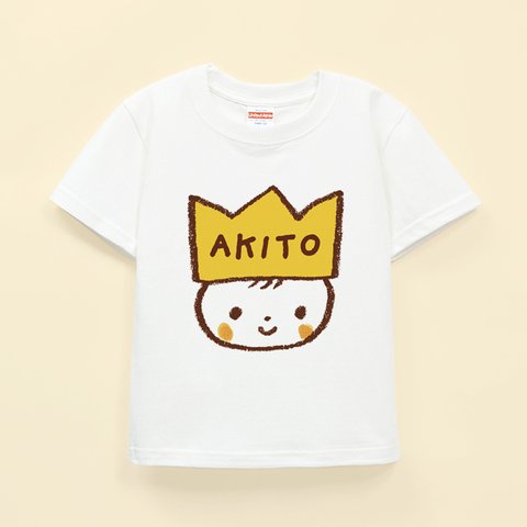 名前が入れられるＴシャツ（プリンスちゃん）