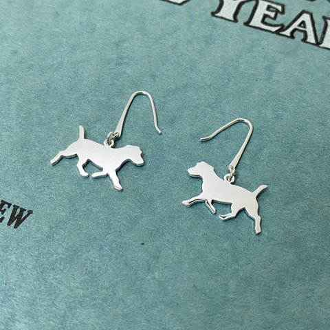 Dog-29 pierced Earring Jack Russell ジャックラッセル　ピアス