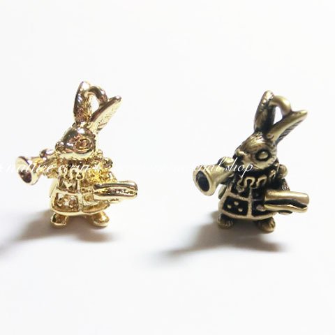 (K16GPのみ)(2個入)Trump Rabbit charm【55092】