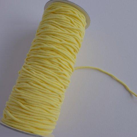 安心の日本製マスクゴム（丸ゴムタイプ）黄色