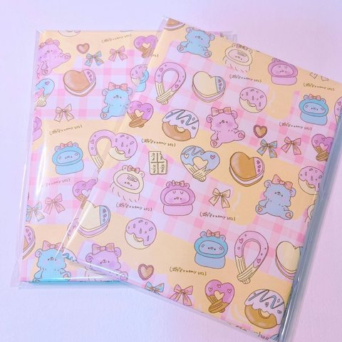 ぱげズとくまさんゆめかわ紙袋5枚セット（10cm×13cm程度）♡.｡º*