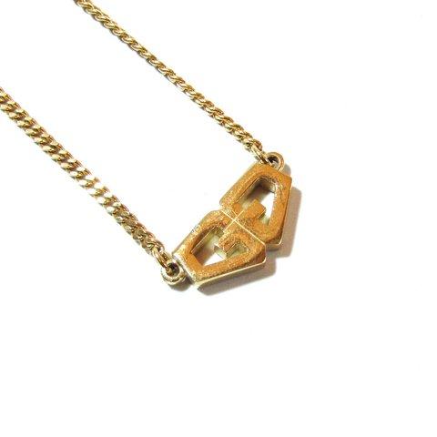 「GIVENCHY」 Vintage G Logo Necklace