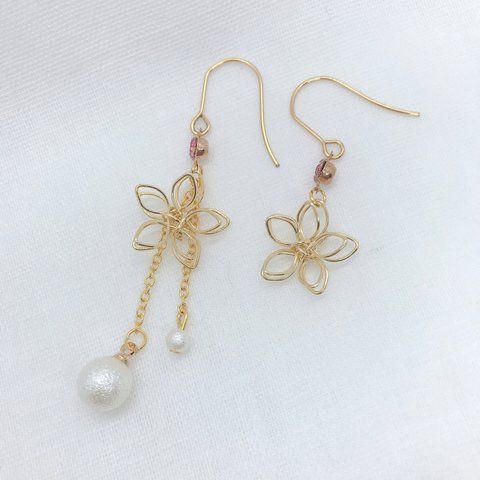 アシンメトリーピアス　No.2