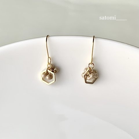 「再販♡」お仕事にも𓈒 𓂂𓏸 小さなピアス/イヤリング