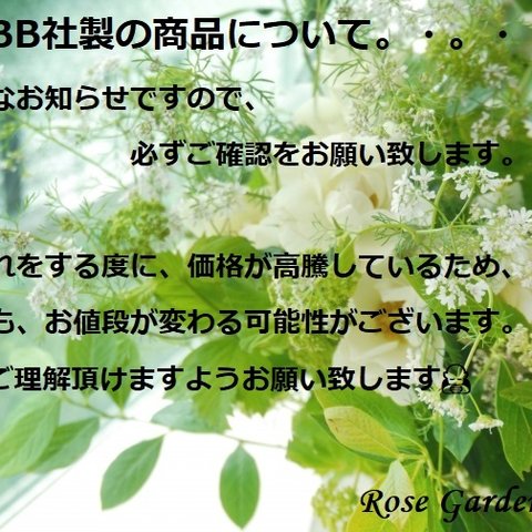 🌹最新号☆イスラエルJBB社製品　仕入れ価格高騰について。・。・