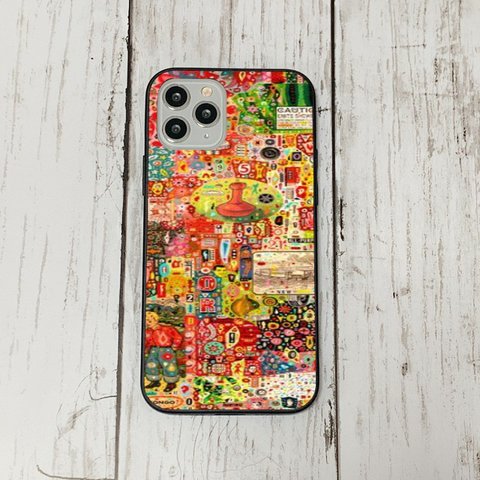 iphoneケース40 韓国 iphoneケース 強化ガラス おしゃれ 北欧 カラフル幾何学　レトロ　アイフォン　リバティ　かわいい　流行り iface