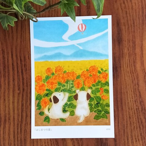 「はじまりの夏」ポストカード2枚セット