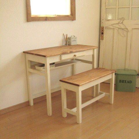 wide drawer DESK ＆ BENCH　