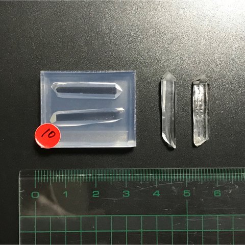 10 小 コロンビア水晶　2種セット　モールド