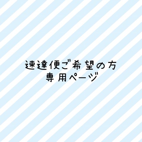 速達便ご希望の方専用ページ【k】