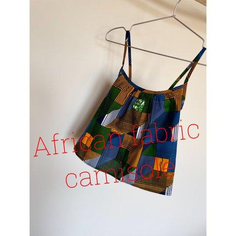African fabric camisole