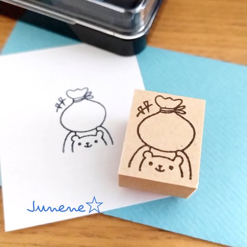 イラストはんこ(小袋とくまさん)