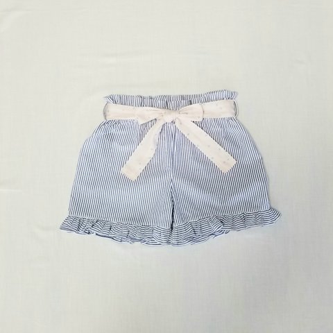 [即納可]sale!100cmフリルとリボンのショートパンツ